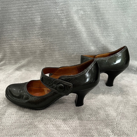 Sofft Women's Mary Jane Pumps Shoes Size 8 M charcoal grey Leather Söfft - Picture 9 of 11